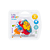 Chupeta Lolly Tricolor Bico De Silicone Ortodôntico Tamanho 2 6+ Meses - Imagem 2
