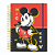 Caderno DAC Smart Universitário com folhas e divisórias reposicionáveis Disney Mickey 10 Divisórias. - Imagem 1