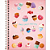 Caderno Capa Dura Universitário Taste Tilibra 1 Materia 80 Folhas  Capas Sortidas - Imagem 7
