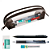 Kit Pentel Pencase Preto - estojo + caneta + lapiseira + borracha - Imagem 2