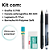 Kit Pentel Pencase Preto - estojo + caneta + lapiseira + borracha - Imagem 3