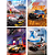 Caderno Brochura Universitário Capa Dura X-Racing 80 folhas - Imagem 1