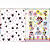 Caderno de Caligrafia Brochura Minnie 40 folhas Capa Dura Sortidas - Imagem 3