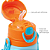 Kit Buba Leão Pratinho com Divisórias + Garrafa de Aluminio 450ml - Imagem 2