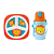 Kit Buba Leão Pratinho com Divisórias + Garrafa de Aluminio 450ml - Imagem 1