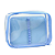 Estojo DAC em PVC Cristal Azul com Divisão Ref 4683 - Imagem 1