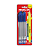 Kit Molin Com 10 Canetas: Azul 6 / Vermelho 1 / Preto 3 + 1 Marcador Fluorescente Cor Sortida - Imagem 1