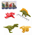 Borracha Divertida Dinossauros Raptors BRW - Sortidos - Imagem 2