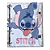 Fichario Stitch Tamanho Universitário PVC DAC - Imagem 1