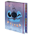 Fichario Stitch Tamanho Colegial DAC - Imagem 1