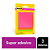 Bloco de notas super adesivas Post-it 654 cascata 3 blocos de 76x76mm 45 folhas - 3M - Imagem 2