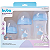 Kit 3 Mamadeira Eeasy Flow Nuvem Azul 120ml 270ml 330ml Buba - Imagem 1