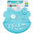 Babador de Silicone Pega Migalhas Azul Lolly Kinddy 6+ meses - Imagem 1