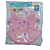 Babador de Silicone Pega Migalhas Rosa Lolly Kinddy 6+ meses - Imagem 1