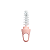 Escova de Limpeza 2x1 Lolly Kinddy Rosa com Miniescova Embutida - Imagem 3