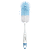Escova de Limpeza 2x1 Lolly Kinddy Azul com Miniescova Embutida - Imagem 2