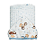 Toalha Soft com Capuz Bublim Baby Temas Urso Carrinho Incomfral Ref:76120-533 - Imagem 1
