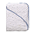 Toalha Soft de Banho com Capuz Baby Joy Temas Poás Azul Incomfral Ref:76104-616 - Imagem 1