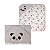 Toalha Plush com Puff no Capuz e Forro de Fralda Bublim Baby Temas Panda Cinza Incomfral Ref:76067-482 - Imagem 1