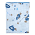 Toalha Soft de Banho com Capuz Baby Joy Temas Foguetes Incomfral Ref:76021-1F4 - Imagem 1