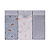 Fralda Baby Joy Estampada Lisa com Debrum Urso Azul 68cm x 70cm com 3 Unidades Incomfral Ref:32106-625 - Imagem 1