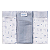 Fralda Baby Joy Estampada Lisa com Vira e Bainha Flechas Azul 65cm x 67cm com 3 Unidades Incomfral Ref:32104-612 - Imagem 1