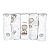 Fralda Cia Do Neném Algodão 70cm x 68cm Estampada com Bainha 5 unidades Minasrey Ref:5328 52-CIN-URSO - Imagem 1
