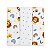 Cueiro Flanelado Bublim Baby Petit Leão Azul 100cm x 80cm 3 Unidades Incomfral Ref:28026-467 - Imagem 1
