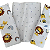 Cueiro Flanelado Bublim Baby Petit Leão Azul 100cm x 80cm 3 Unidades Incomfral Ref:28026-467 - Imagem 2
