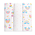 Cueiro Flanelado Bublim Baby Arco Íris Rosa 100cm x 80cm 3 Unidades Incomfral Ref:28026-466 - Imagem 1
