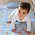 Jogo de Lençol Americano Bublim Baby Malha Leão Azul com 3 Peças Incomfral Ref:34038-467 - Imagem 2