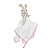 Naninha Loupiot Nature Algodão 40cm x 40cm com Prendedor Minasrey Ref:5312 77-RBB - Imagem 1