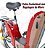 Bicicleta Elétrica Scooter 350w 48v 12ah Sousa Vermelho - Imagem 7
