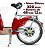 Bicicleta Elétrica Scooter 350w 48v 12ah Sousa Vermelho - Imagem 6