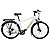 Bicicleta Elétrica Viper Urbana 350W Pedal Assistido Com Acelerador Cor Branda e Dourada - Imagem 1