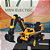 Carrinho Elétrico Infantil Trator Escavadeira Terra X1 6V USB LED - Imagem 1