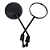 Retrovisor Redondo Safe Scooter Triciclo Bicicleta Elétrica Universal Par - Imagem 1