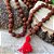 Japamala Rudraksha - 108 contas Natural - Fio Vermelho - Imagem 4