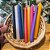 Kit de 9 Velas Palito Coloridas - Imagem 1