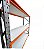 Mini Porta Pallet Inicial 1000kg 200x120x60 Com 3 Níveis Com Plano em Madeira - Imagem 2