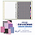 Caderno Universitário Argolado Cores Candy - Azul - Imagem 7