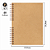 Caderno de Desenho A5 Capa Dura Kraft - 40 folhas 180 g/m² - Imagem 1