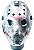 Mascara Jason super luxo tipo metalizado Fantasia terror - Imagem 18