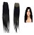 T-lace Top Closure De Cabelo Organico 50cm Repartição 28g - Imagem 1