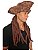 Chapéu Pirata com cabelo Fantasia Cosplay - Imagem 4