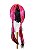 Peruca Monstrinha Pink c/ Preto 55 cm cosplay - Imagem 2