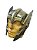 Máscara Thor Dourado super Herói serve adulto/ infantil - Imagem 1