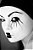 Clown branco 60gr a prova d'água maquiagem artística rostinh - Imagem 4