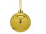 Bola De Natal Lisa Dourada 20cm - unidade - Imagem 2