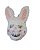 Fantasia Máscara coelho assassino Branco - Imagem 3